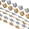 1m Stainless Steel Gold Handmade Chain Multiple Shapes Chains for DIY Necklace Bracelet Waist Chain Choker Jewelry Making Chain