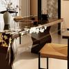 Transparent Printed Pattern Dining Table Cloth Waterproof Oil Resistant No-rinse Soft Glass Table Mat Heat-resistant Desktop Protective Pads