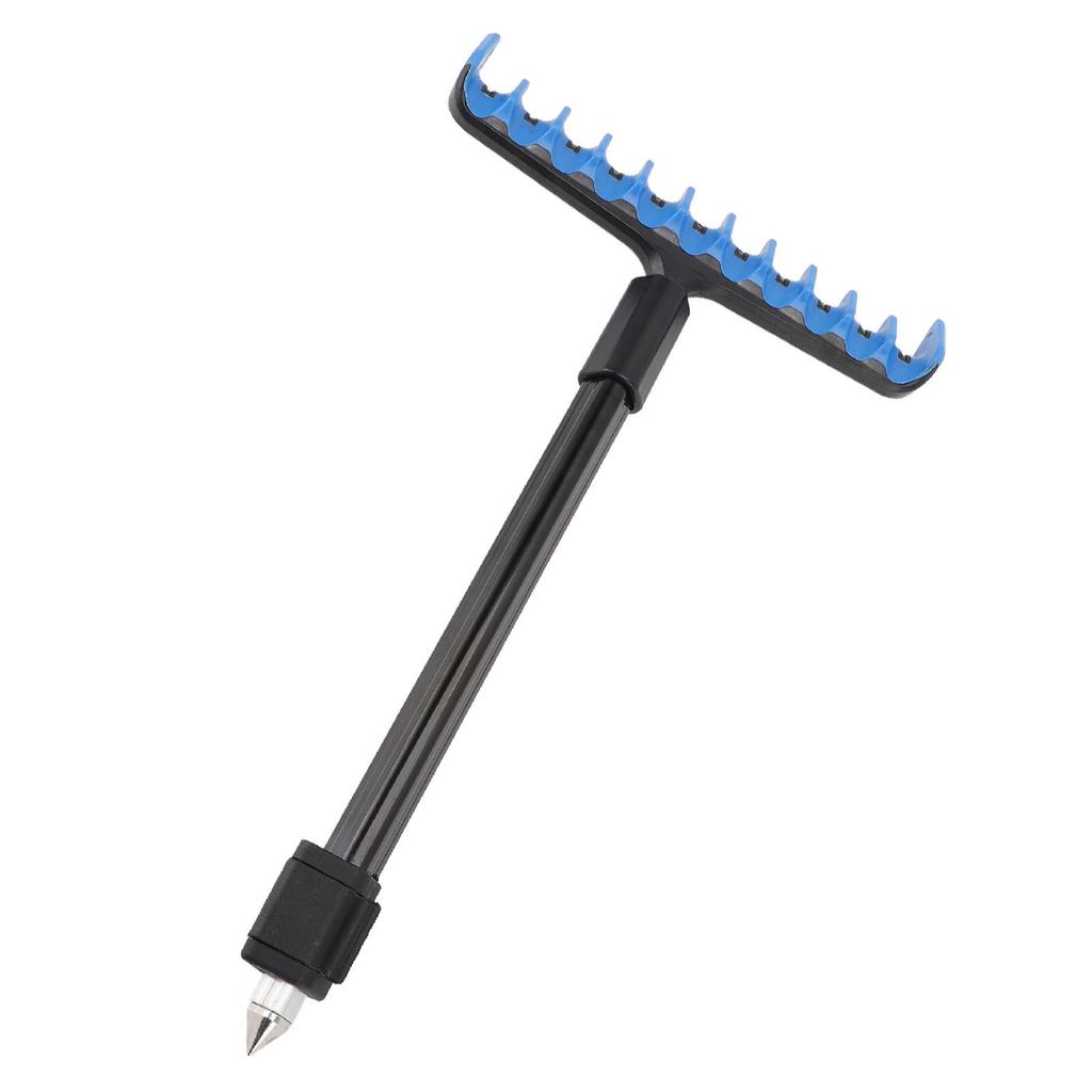 Fishing Rod Holder Blue Support Aluminum Alloy Ground Stake Fish Pole Rack for Outdoor Use