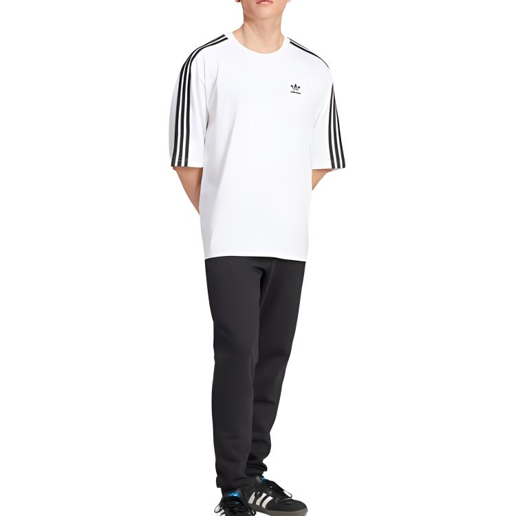 adidas Adicolor Oversized T-Shirt Weiß Herren Streetwear IZ2474