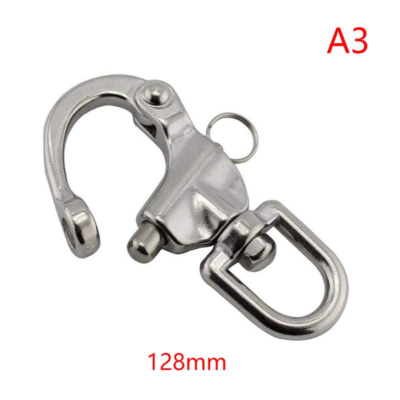 Efficient Swivel Eye Snap Shackle for Sailing Boat Rigging and Quick Operations