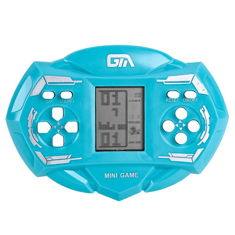 Přenosná retro herní konzole Tetris pro děti a studenty