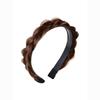 Non-slip Fishbone Braid Wig Headband: Women's Braided Hair Accessory with Teeth
