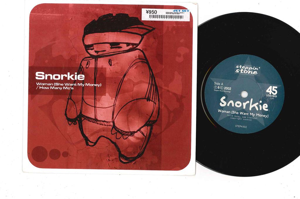 7inch Record SNORKIE - Woman STEP4502 STEPPIN' STONE 2002 UK Dance & Electronica Used