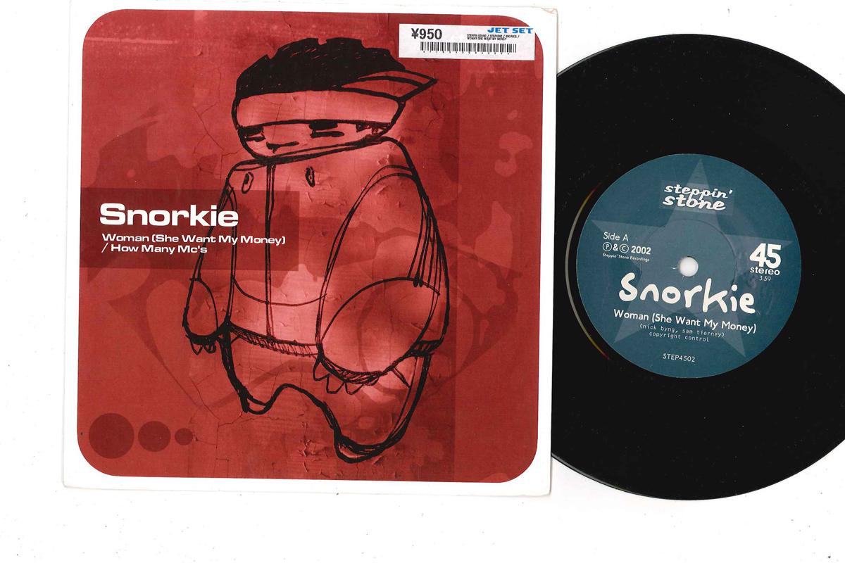 

7inch Record SNORKIE - Woman STEP4502 STEPPIN STONE 2002 UK Dance & Electronica Used