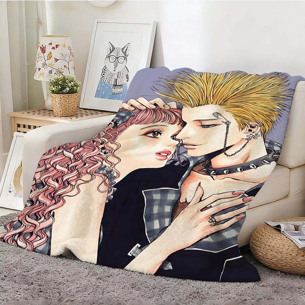 Anime Paradise Kiss Throw Lightweight 240G Flannel Blanket Soft Skin-Friendly For Summer Cooling