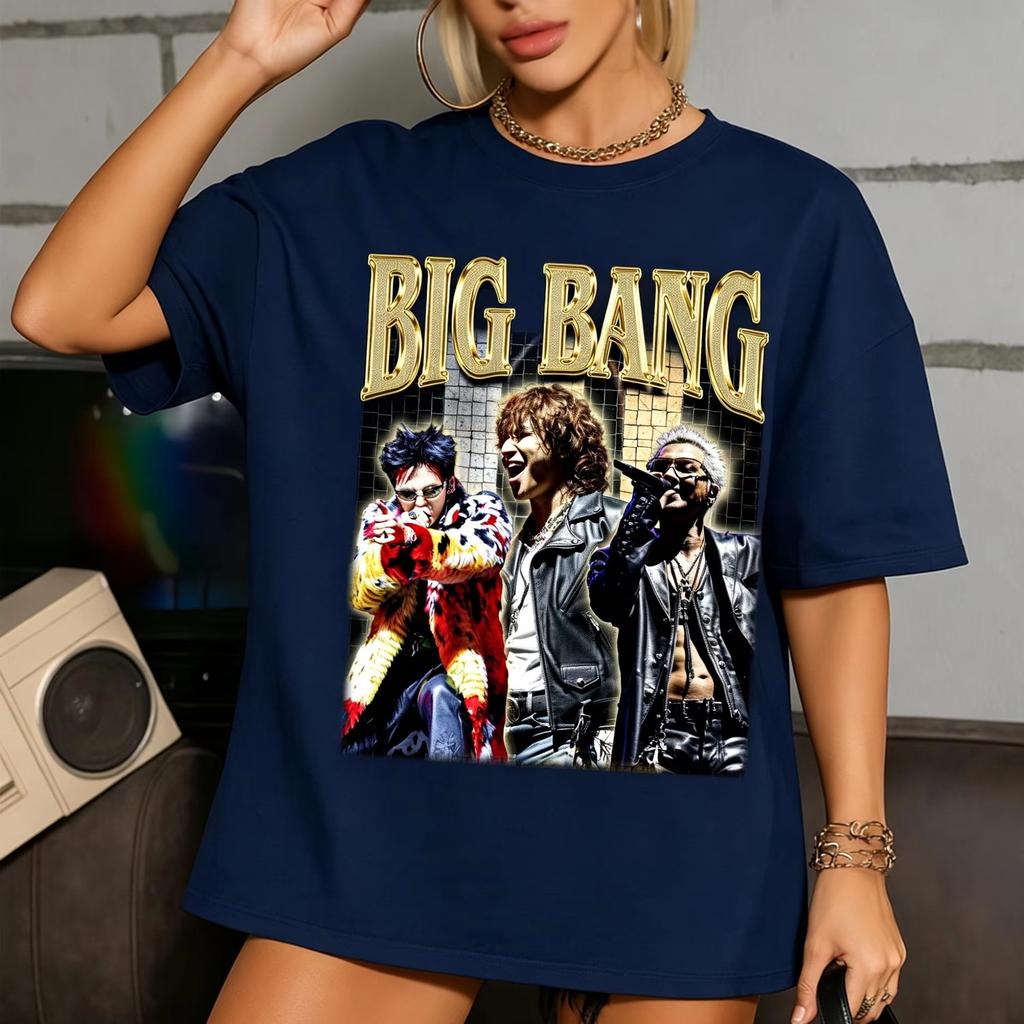 2026 Summer Hot Sale Bigbang 20th Anniversary Concert T Shirt Men Women Hip Hop Streetwear T-shirt Print Crew Neck Casual T Shirt