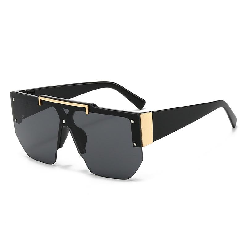Fashion New One-piece Sun Glasses Rimless Frameless Men Women Cycling Sun protection square Sunglasses 2025