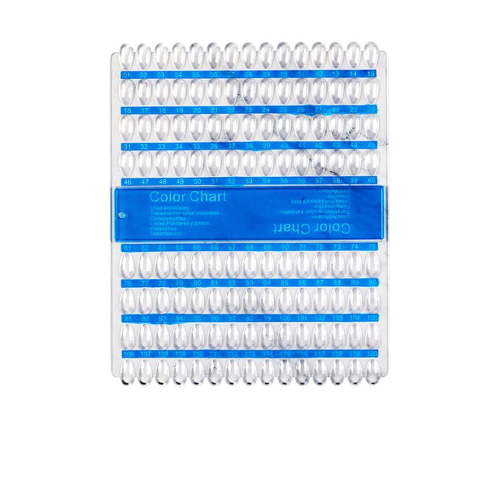 Art Tools Display Clearer Nail Art Palette UV Gel Color Card Nail Display Board Nail Color Card