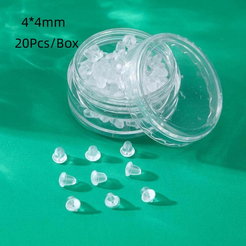 Eco-friendly Soft Silicone Earring Back Stoppers 200-2000Pcs Non-toxic for Stud Earrings DIY Jewelry Making