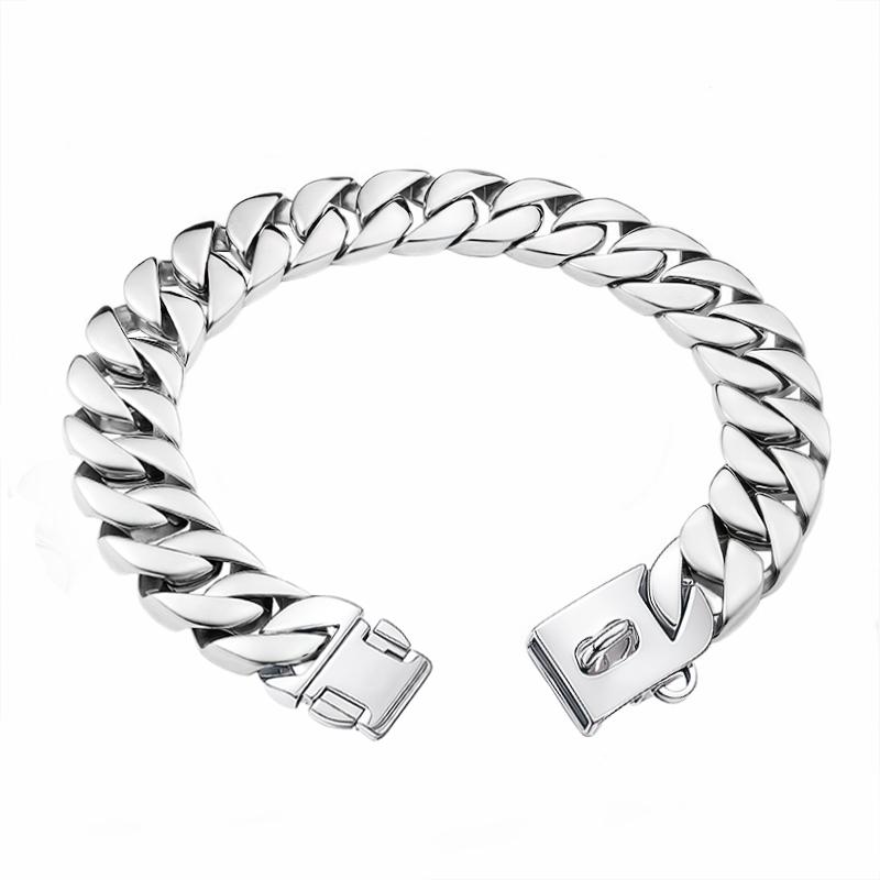 Large Dog Collar 32mm Metal Pet