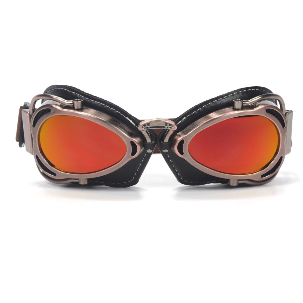 Mooreaxe Motorcycle Sunglasses for Harley Chopper Cruiser Scooter Bob Bike Riding Racing Goggles Pilot Helmet Glasses