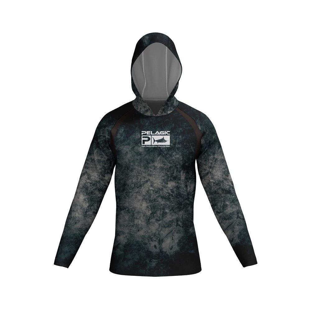 Pelagic Fishing Suit Men's and Women's Hooded Long Sleeve Shirt Outdoor Summer Sunscreen Clothing Breathable Quick Dry Fishing Suit
