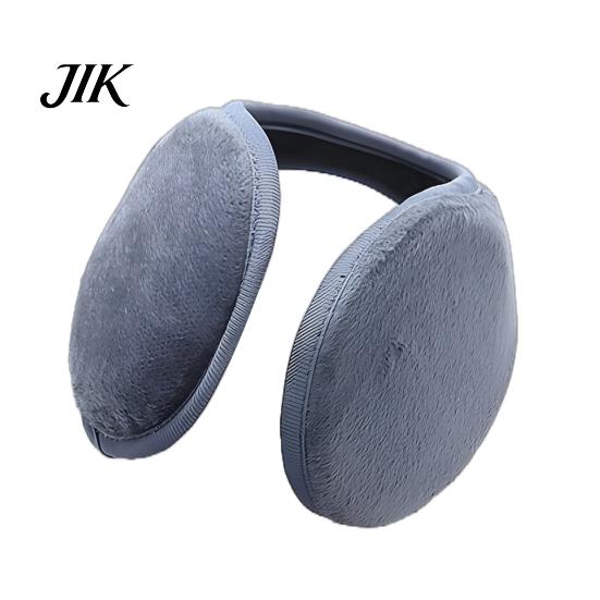 Men Winter Ear Warmers Unisex Earmuffs Thick Plush Protection Windproof Anti-slip Back-on Style Firm Stitching Commuting Outdoor Skiing Decorative