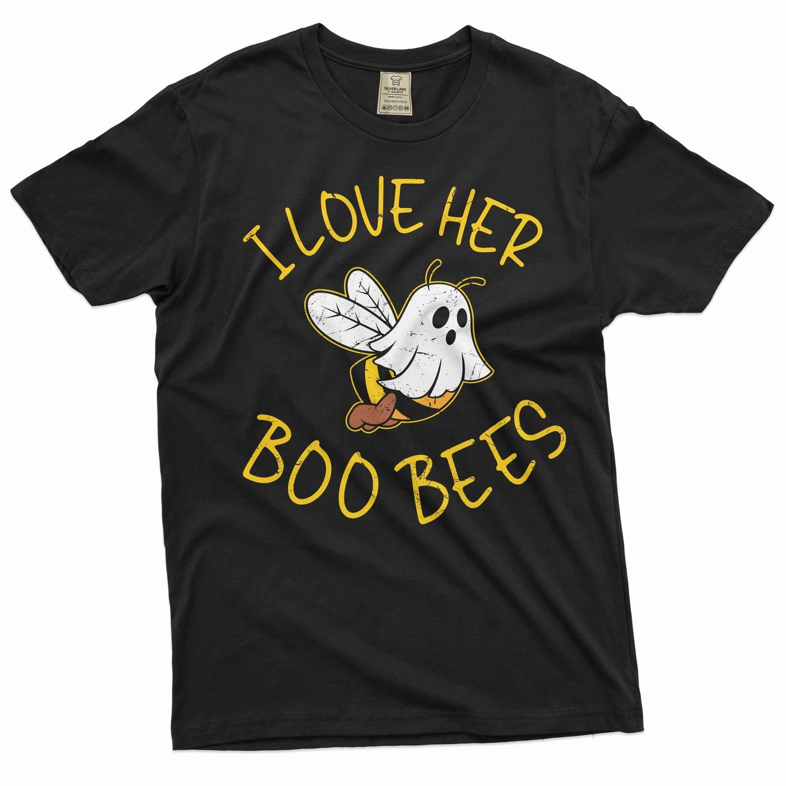 Men s Funny Halloween Shirt Humorous Double Meaning T-Shirt Halloween Ghost Tee M