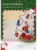 Hölzerne Weihnachtsbaum-Spieluhr-Dekoration für DIY-Fensterdekorationen