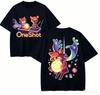 OneShot Anime Lover T-shirt Harajuku Cotton New Model High Street Retro Fashion Oversized Unisex Hot Product Classic Comfortable