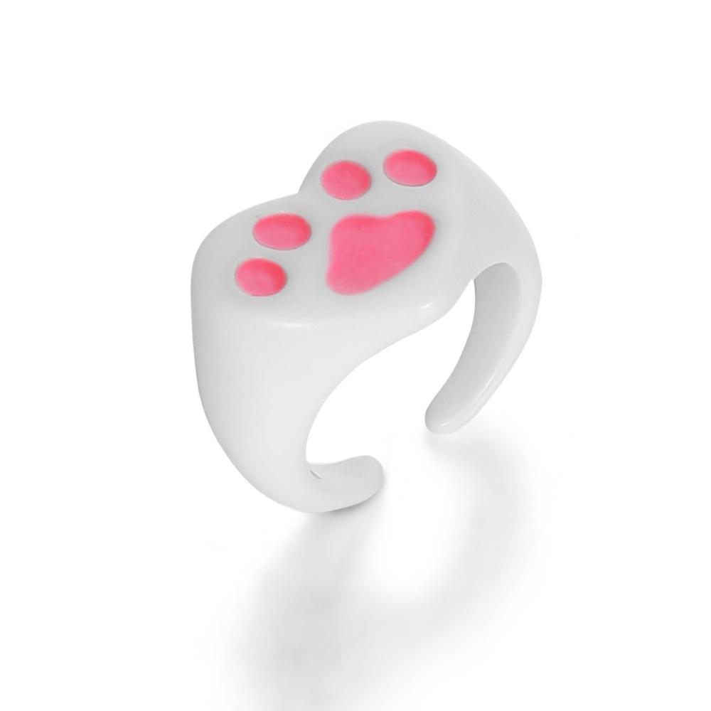 Anello in Resina a Forma di Rana Cartone Animato Bizzarro: Stile Carino e alla Moda per l'Indice o il Dito dell'Articolazione