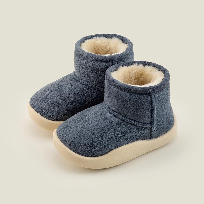 Children's Warm Snow Boots Baby  Plus Velvet Heel Cotton Shoes