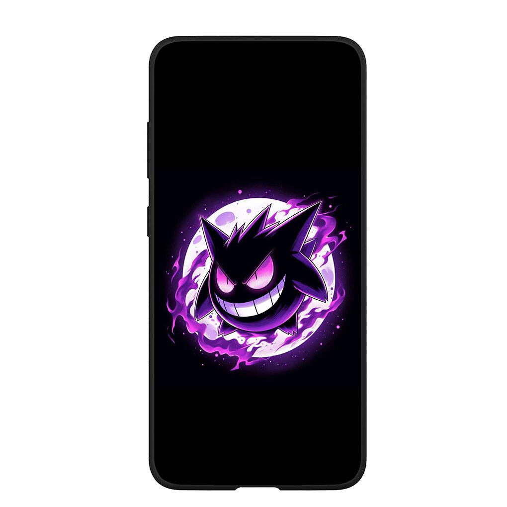 Pouzdro na telefon pro iPhone 17 16 15 Plus Xiaomi Poco F8 F7 X7 X6 M8 C85 C75 C71 Redmi Note 14 12 11 13 Pro Max A4 14C 13C 15C Pikachu Pokemon Gengar Kryt