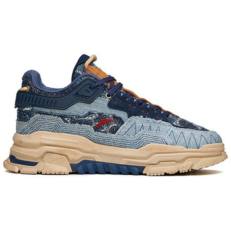Anta Shadow Series Casual Low-Top Sneakers Men Sneakers Blue 912218026-1