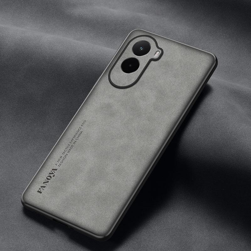 EUCAGR Luxury Sheepskin PU Leather Phone Case For Xiaomi POCO M7 Protect Stand Back Cover For Xiaomi POCO M7