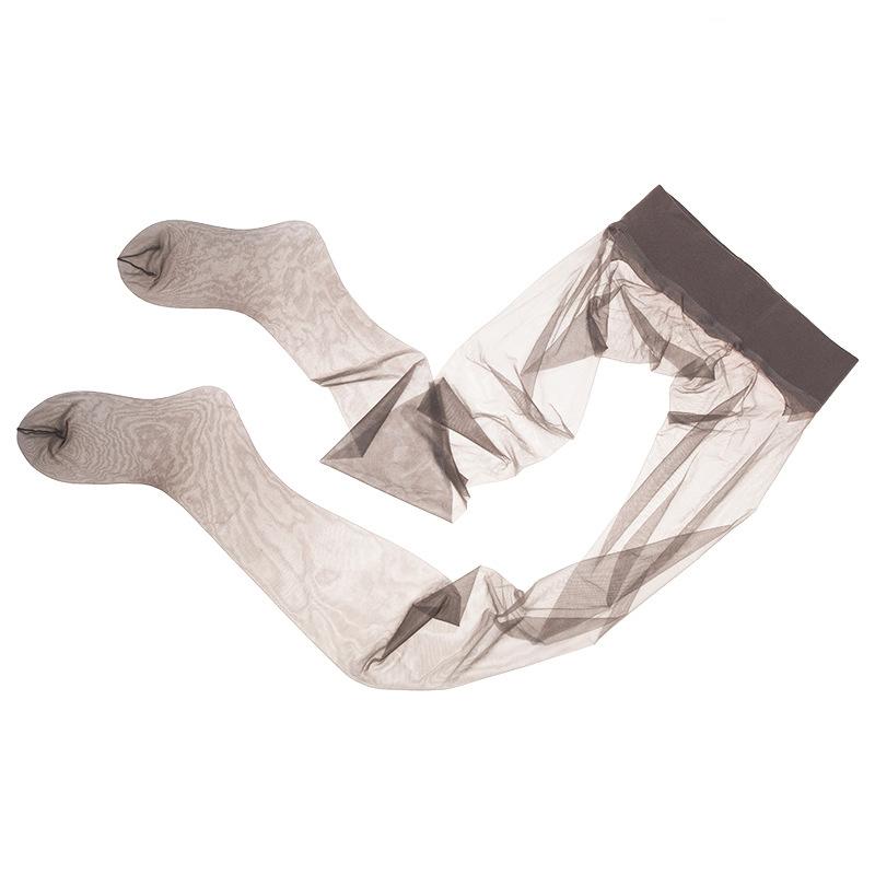 Collant estivi 1D ultra-sottili per donna Calze velate senza cuciture Vita bassa Cavallo aperto Biancheria intima sexy Collant in nylon