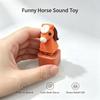 Horse Fidget Button Keychain Cow Finger Button Clicker Keyboard Fidget Toys  For Stress Relief