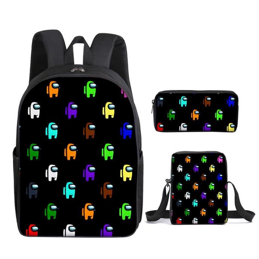 Among Us Middle School Student School Bag Cartoon School Bag Children's Backpack Backpack Satchel Moving