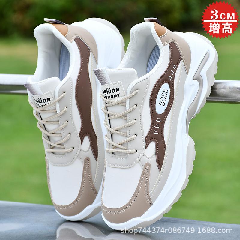 Herbst neue Leder wasserdichte Freizeitschuhe weiche Sohle rutschfeste Laufschuhe Papa Schuhe
