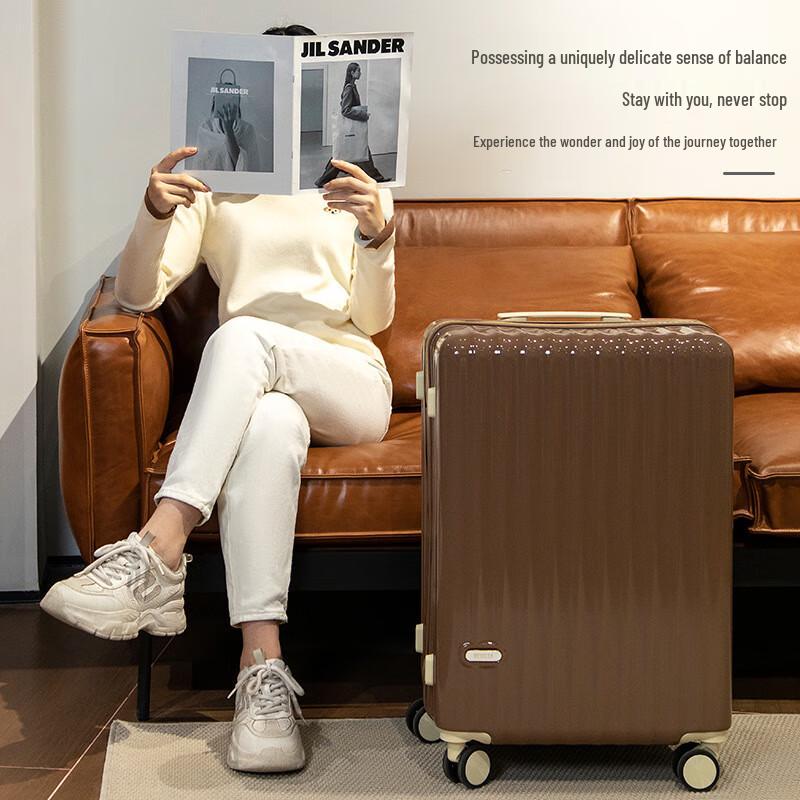 

Aofeiya Sequin Spinner Luggage