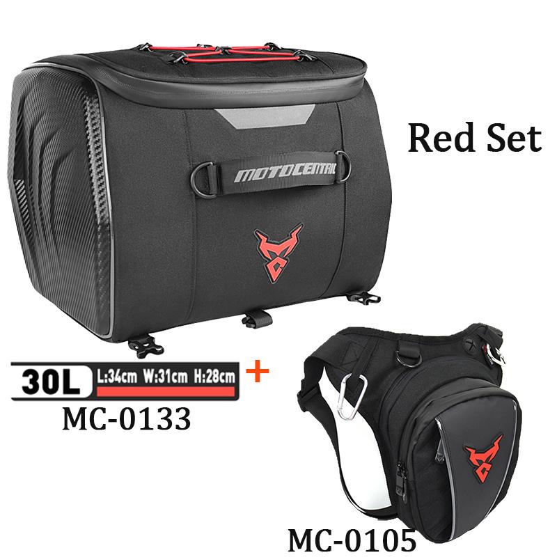 MOTOCENTRIC Waterproof Motorcycle Helmet Bag 37L 30L High Capacity Multi-functional Shoulder Waist Bag Luggage Moto Equipment