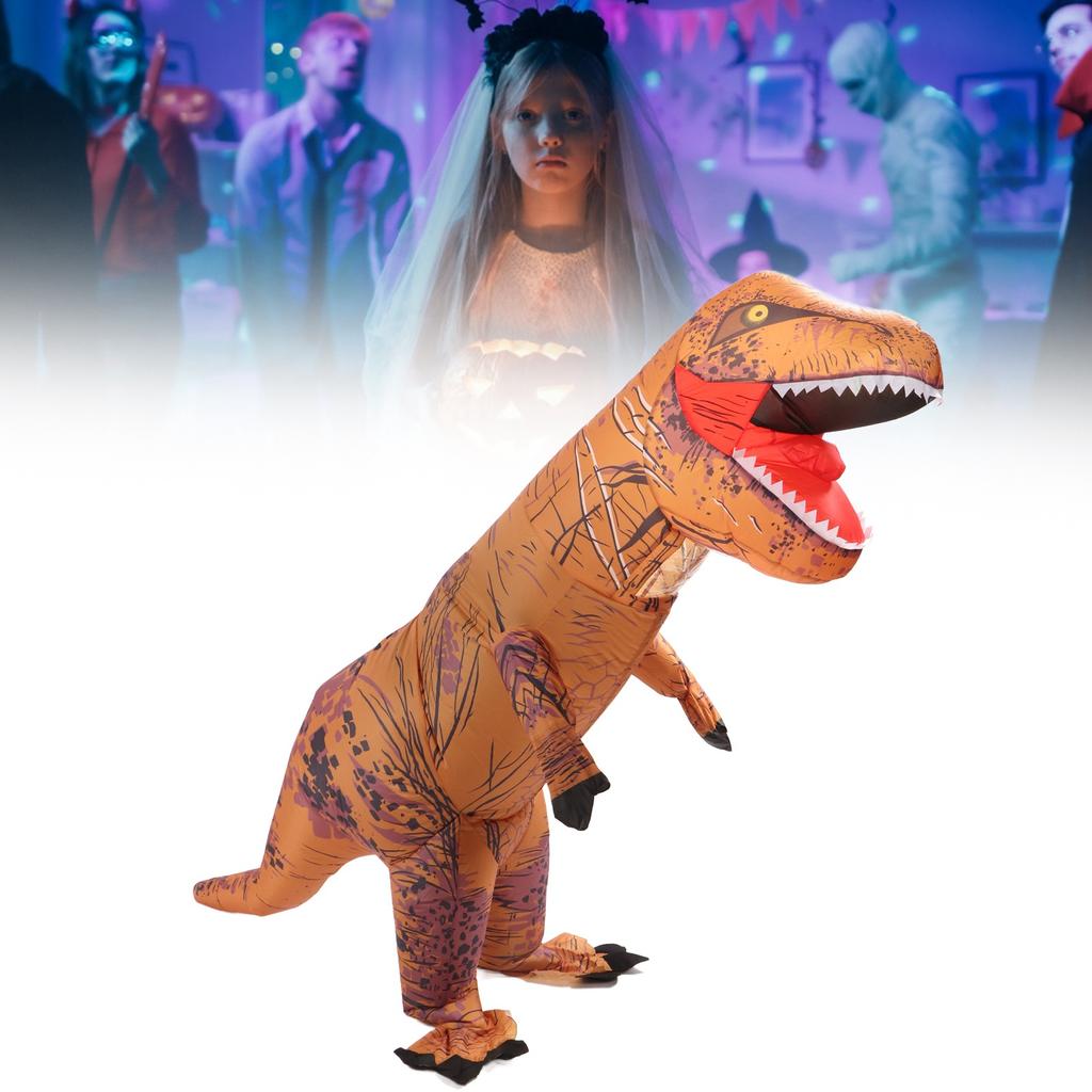 Inflatable Dinosaur Costume Innovative Fashionable Funny Halloween Inflatable Dinosaur Suit for Adults
