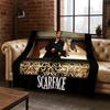 Scarface Klassischer Film Tony Flanelldecke Weiche Warme Decke Überwurfdecke für Schlafzimmer Wohnzimmer Bett Reise Picknick Geschenk Kind