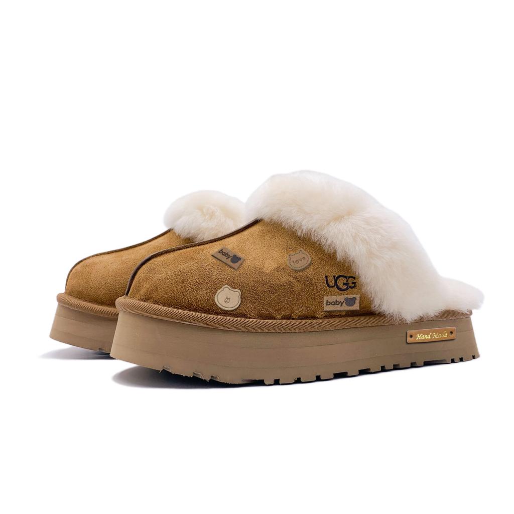 UGG Slip Resistant Closed Toe Slippers Women's Chestnut Brown 1122550-CHE(Team188-S-BOX)