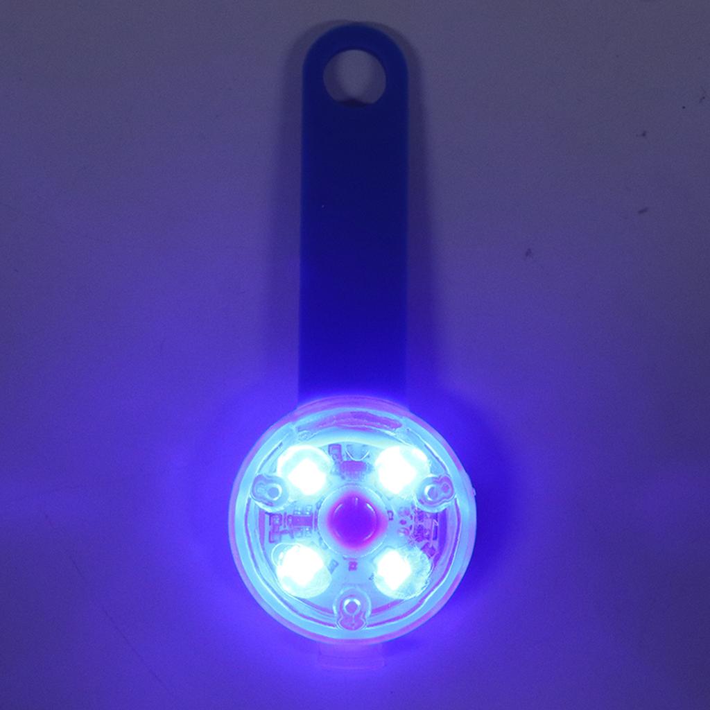 LED Dog Collar Light Pendant TPU ABS IPX7 Waterproof 3 Light Modes USB Rechargeable Dog Safety Light for Pet Bag Bike