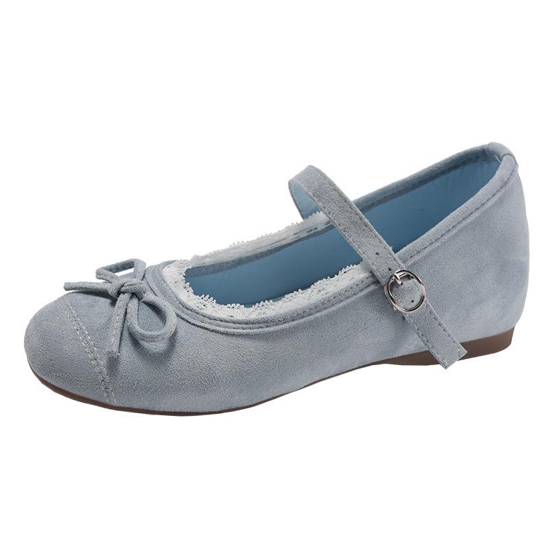 Queen Fan retro French flat bottom shallow mouth single shoes women's summer 2025 new models with skirt inner height increase Mary Jane shoes