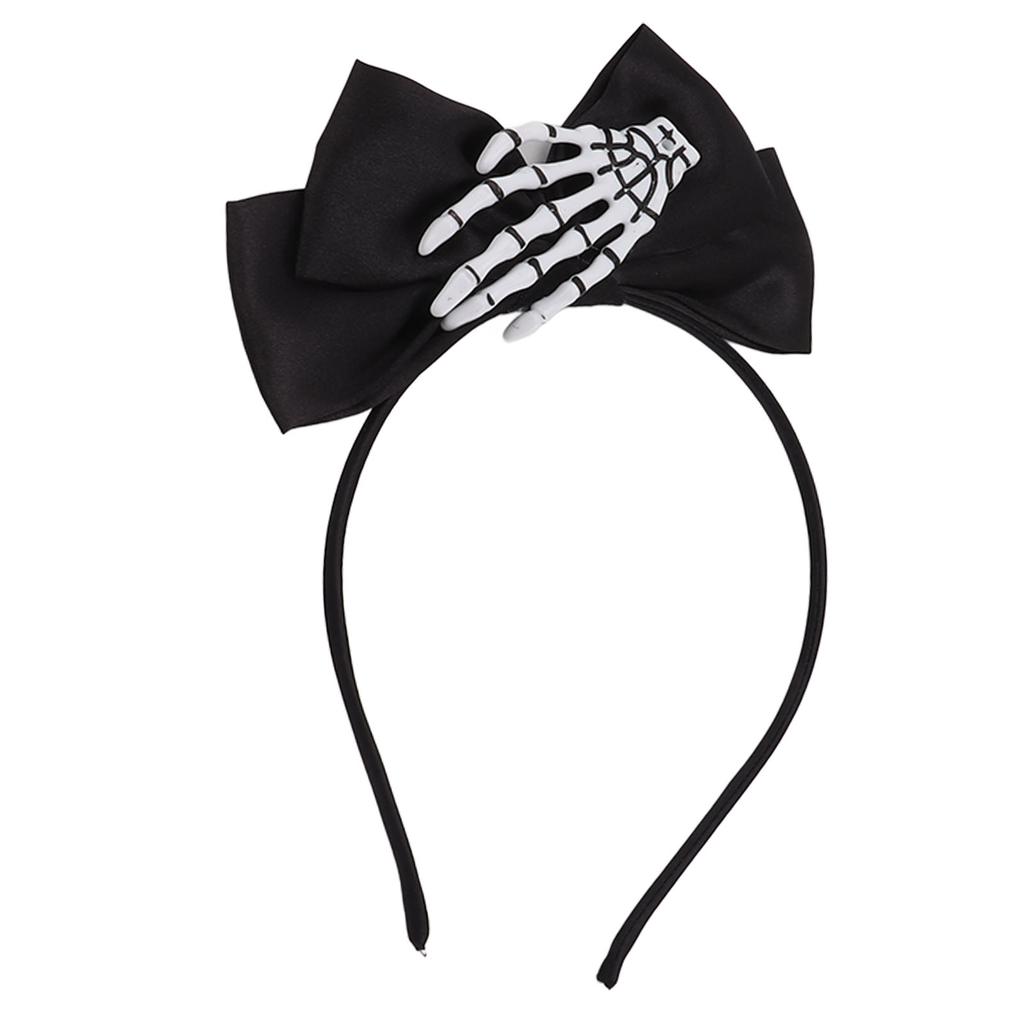 Halloween Headband Lifelike Hand Skeleton Skull Mischief Scary Costume Decoration for Party