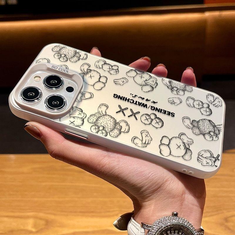 Applicable To Apple 17 Mobile Phone Case Trendy Brand Sesame Street iPhone16promax Laser 15pro Matte 13 Men 14