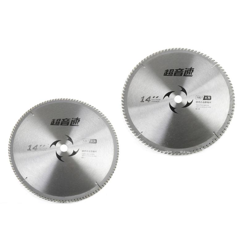 Milling Blade Solid Carbide Circular Saw Blade Milling Cutter Blade 14inch 60/80/100/120 Teeth Wood Cutting Saw Blade
