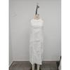 New Spring Women's Solid Color Lace Patchwork Halter Sleeveless Dress, Vacation Style for Europe and America
