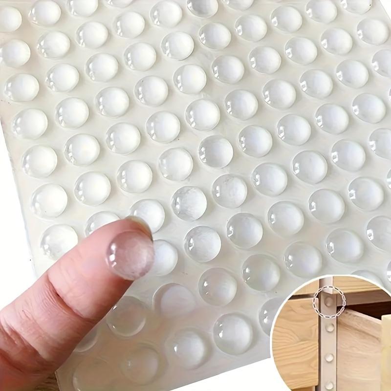 

100/200pcs Self Adhesive Silicone Pads, Clear Anti Scratch Bumpers for Furniture, Non Slip Cushioning Protector for Cabinet Door армія зелений колір