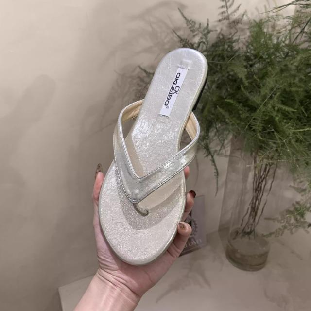 Fashion Summer Flip Flop Slippers Fashion Women's Narrow Band Flat Shoes Ladies Casual Outdoor Beach Slides Sandalias