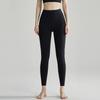 LAHN Nude Skin-friendly Sports Yoga Pants Women's High Waist Hip Lift No Embarrassment Line Anti-crimping Thin Fitness Pants Summer