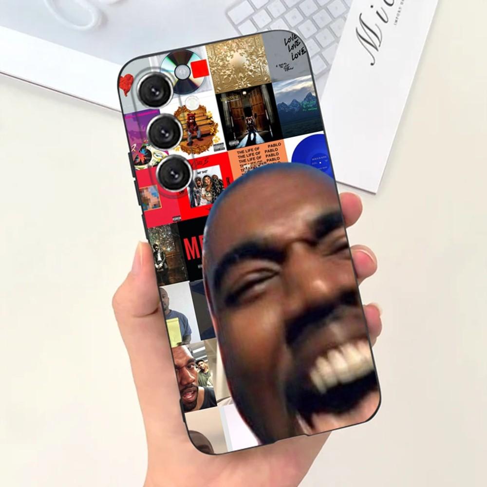 Kanye West YE Funny Phone Case For Samsung S25,S24,S21,S22,S23,S30,Ultra,S20,Plus,Fe,Lite,Note,10,9,5G Black Cover