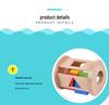 Montessori Wooden Building Blocks Box: Toddler Sensory Educational Toys