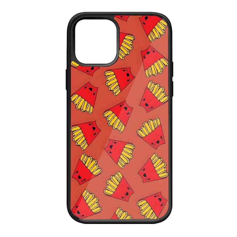 Fries Potato Food Ketchup Phone Case For Iphone 14 13 12 11 Pro Max Mini 7 6 6s 8 Plus X Xr Xs Se 2020 Fundas Shell PC TPU Cover