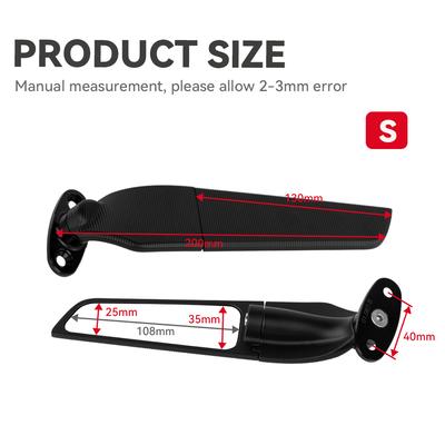 Modified Motorcycle Mirrors For Honda CBR650R F CBR1000RR CBR600RR Adjustable Rotating Rearview Wind Swivel Wing Side Mirror