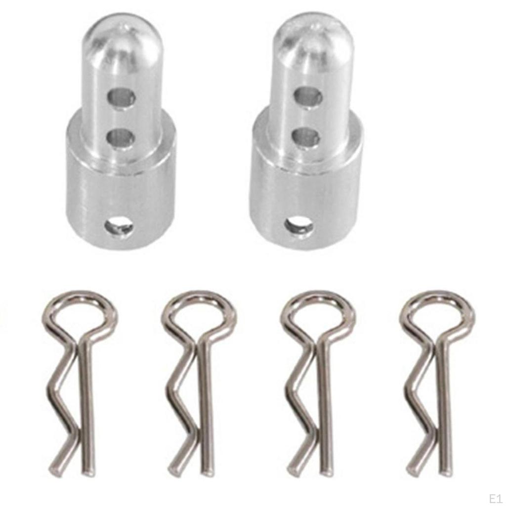 RC Car Shell Column Modification Kit Front Rear Extended Body Post Pillar with R Pins for 1/14