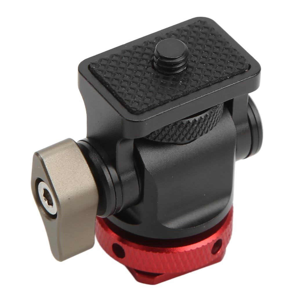 Mini Tripod Ball Head Cold Shoe Adapter for Mounting Camera Monitor Flash LED Fill Light
